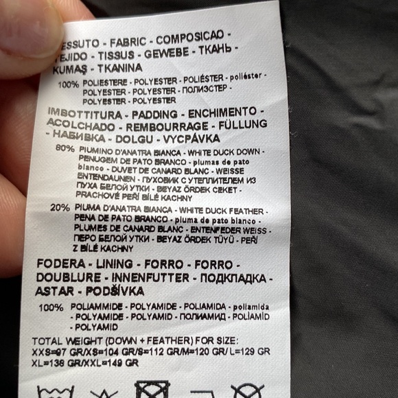 NWT Emporio Armani down jacket - Picture 10 of 14